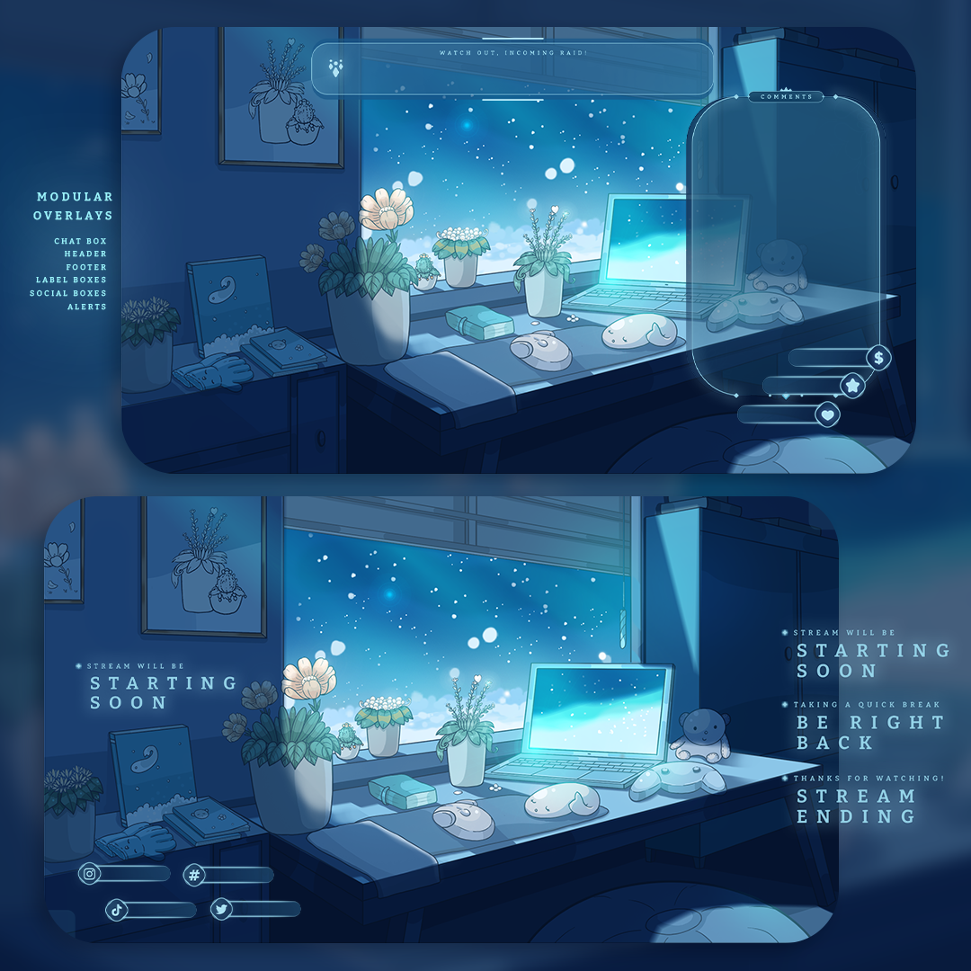 Winter Night Study Stream Package