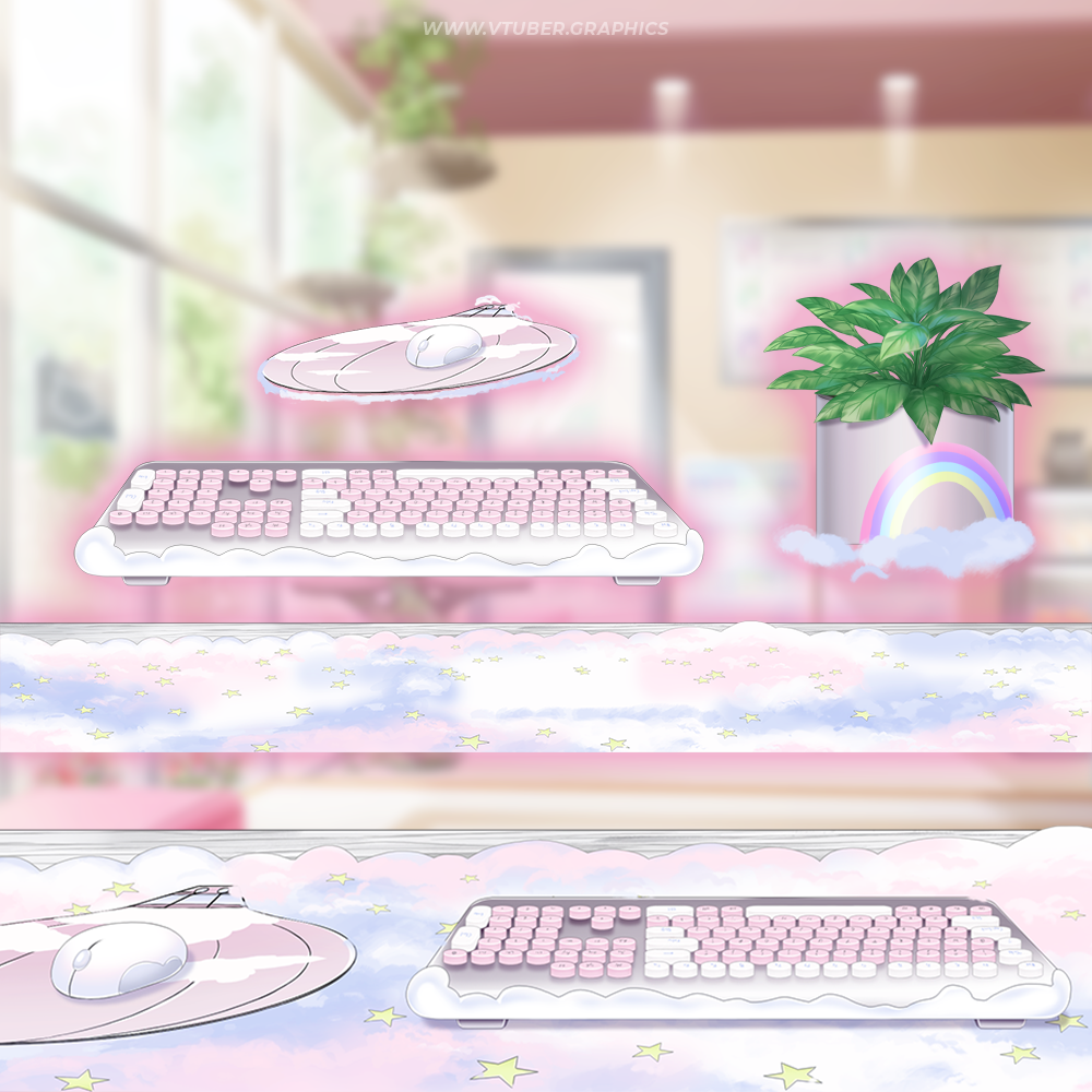 Cloudy Dreams Desk Asset