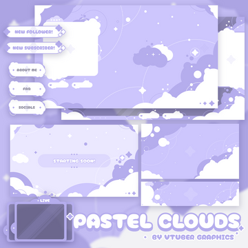 Pastel Clouds Stream Package
