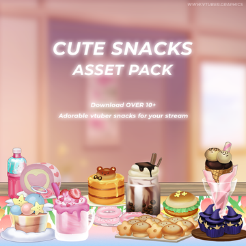 Cute Snacks Asset Pack