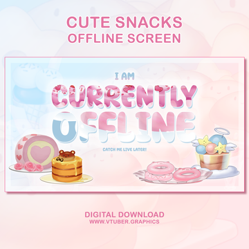 Cute Snacks Offline Screen
