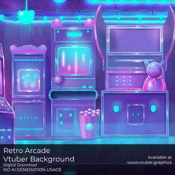 Retro Arcade Background