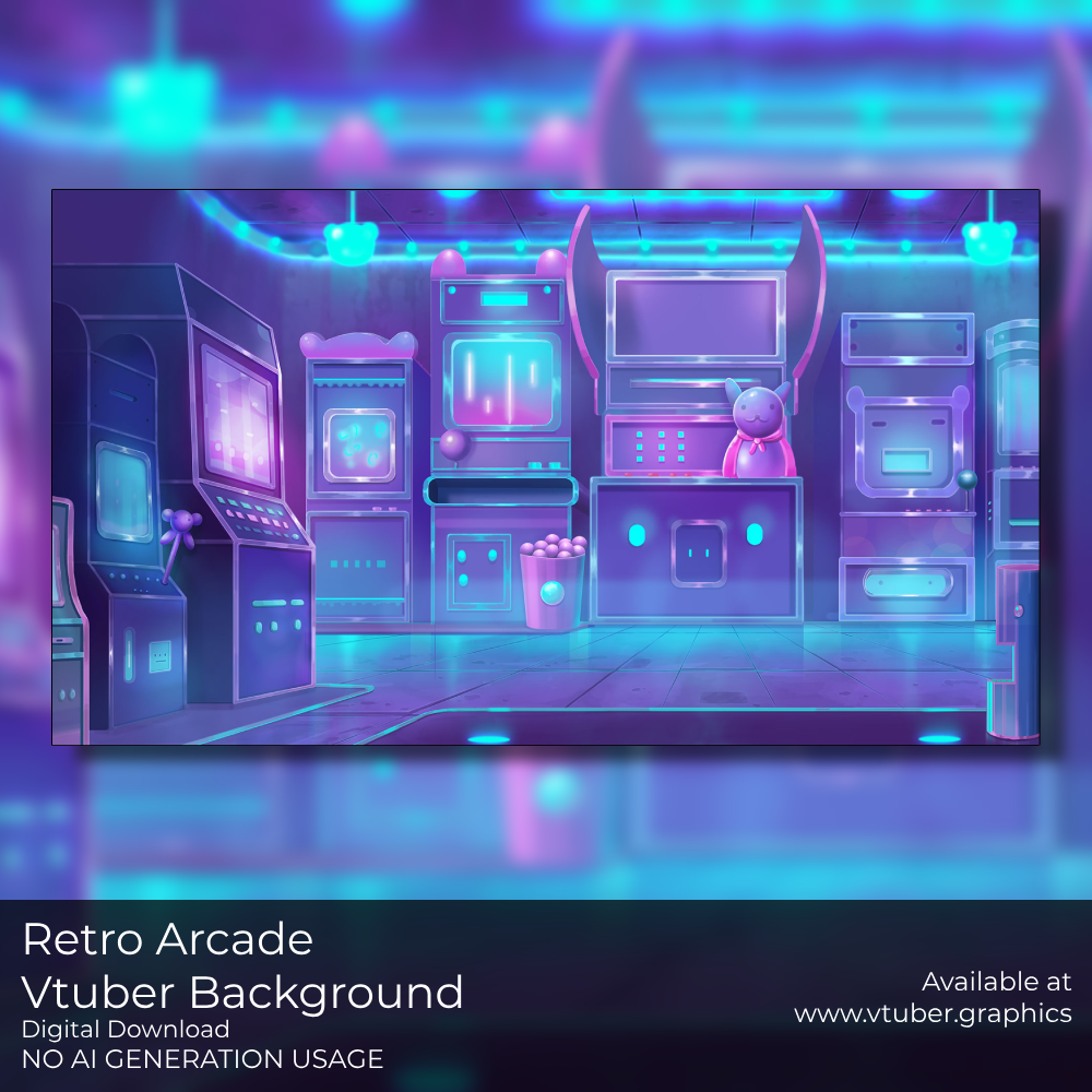 Retro Arcade Background