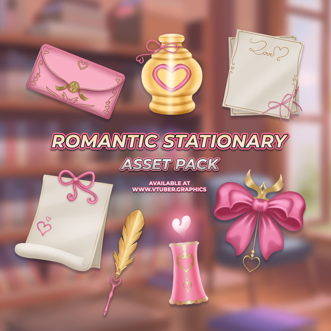 Romantic Stationary Asset Pack