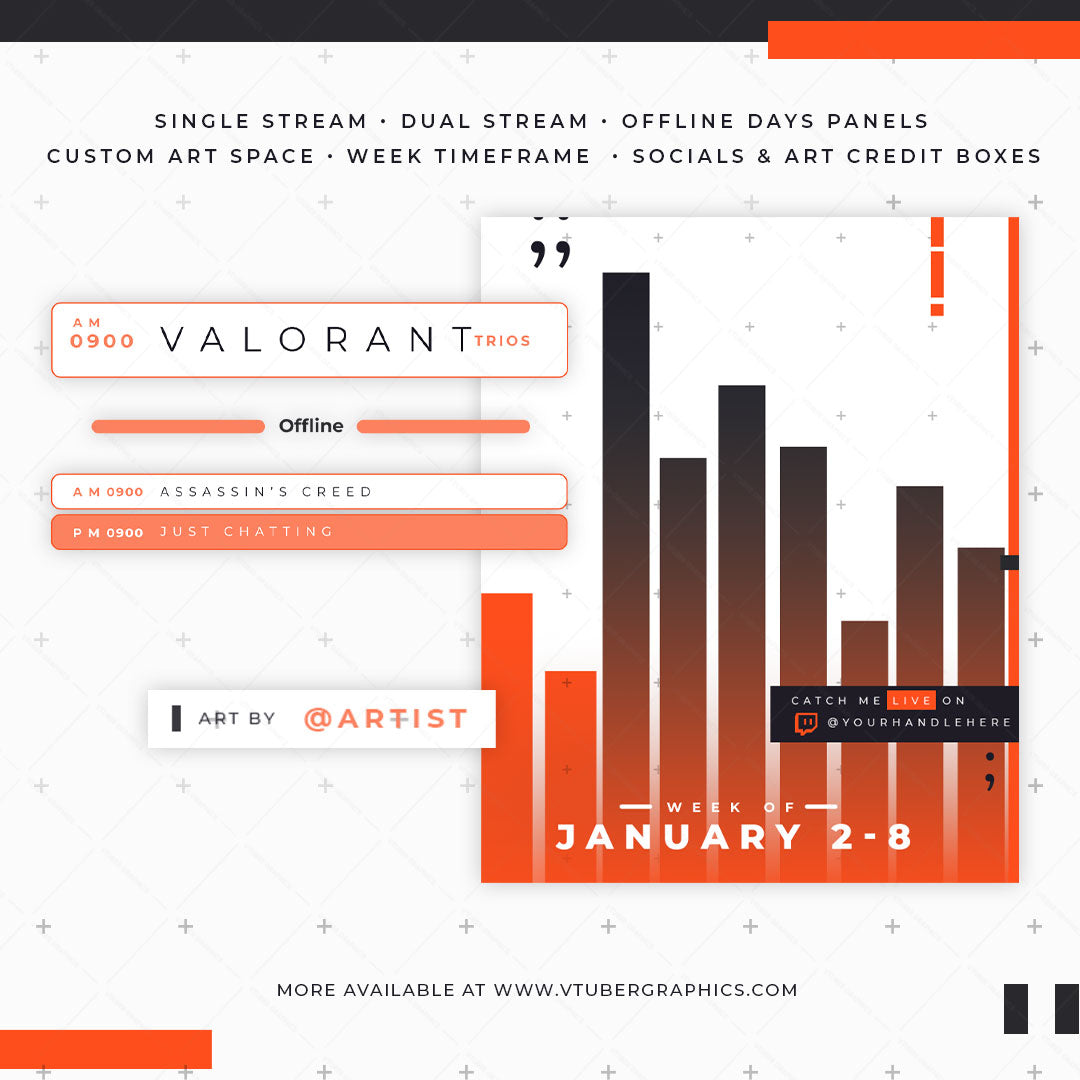 Orange Bars Schedule