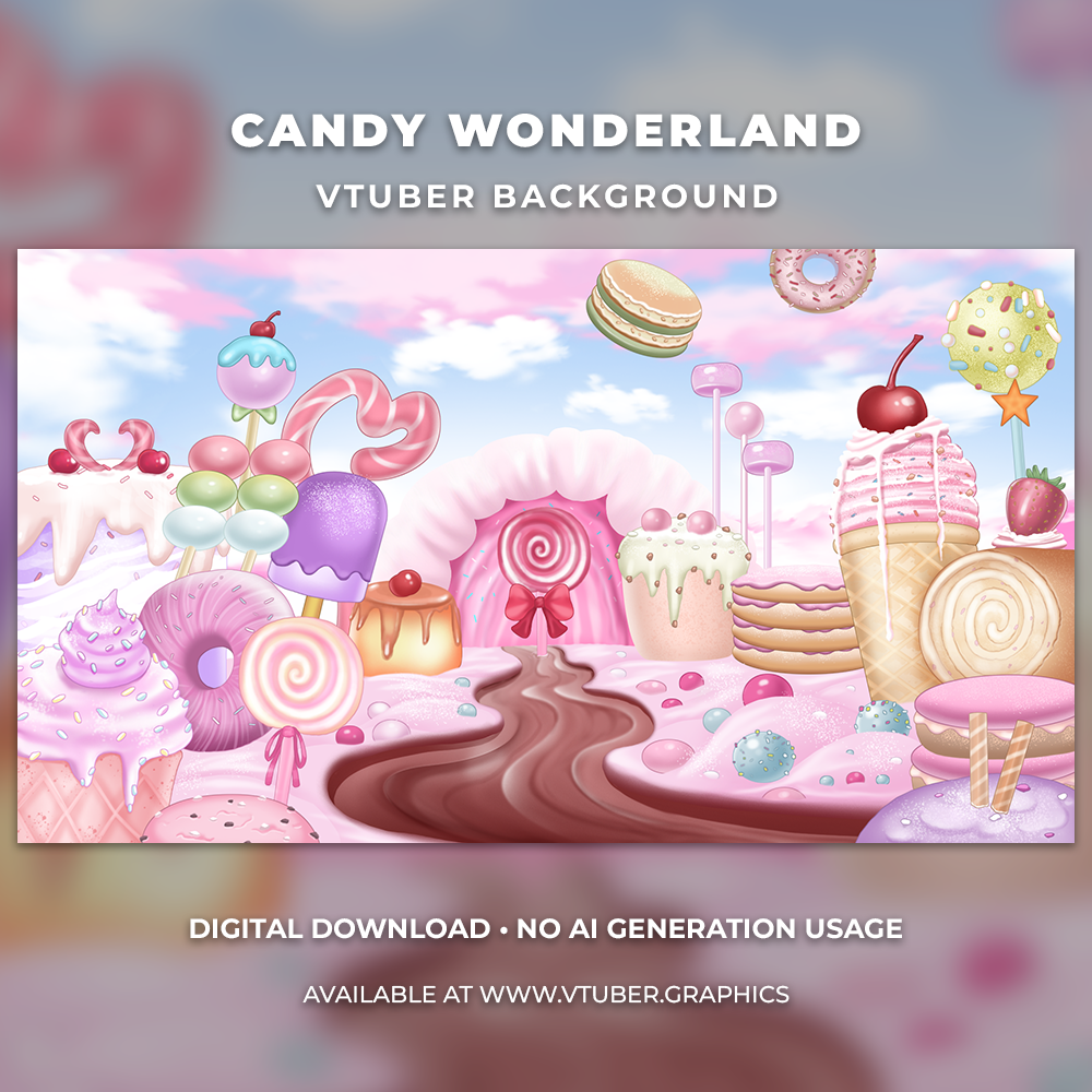 Candy Wonderland Background