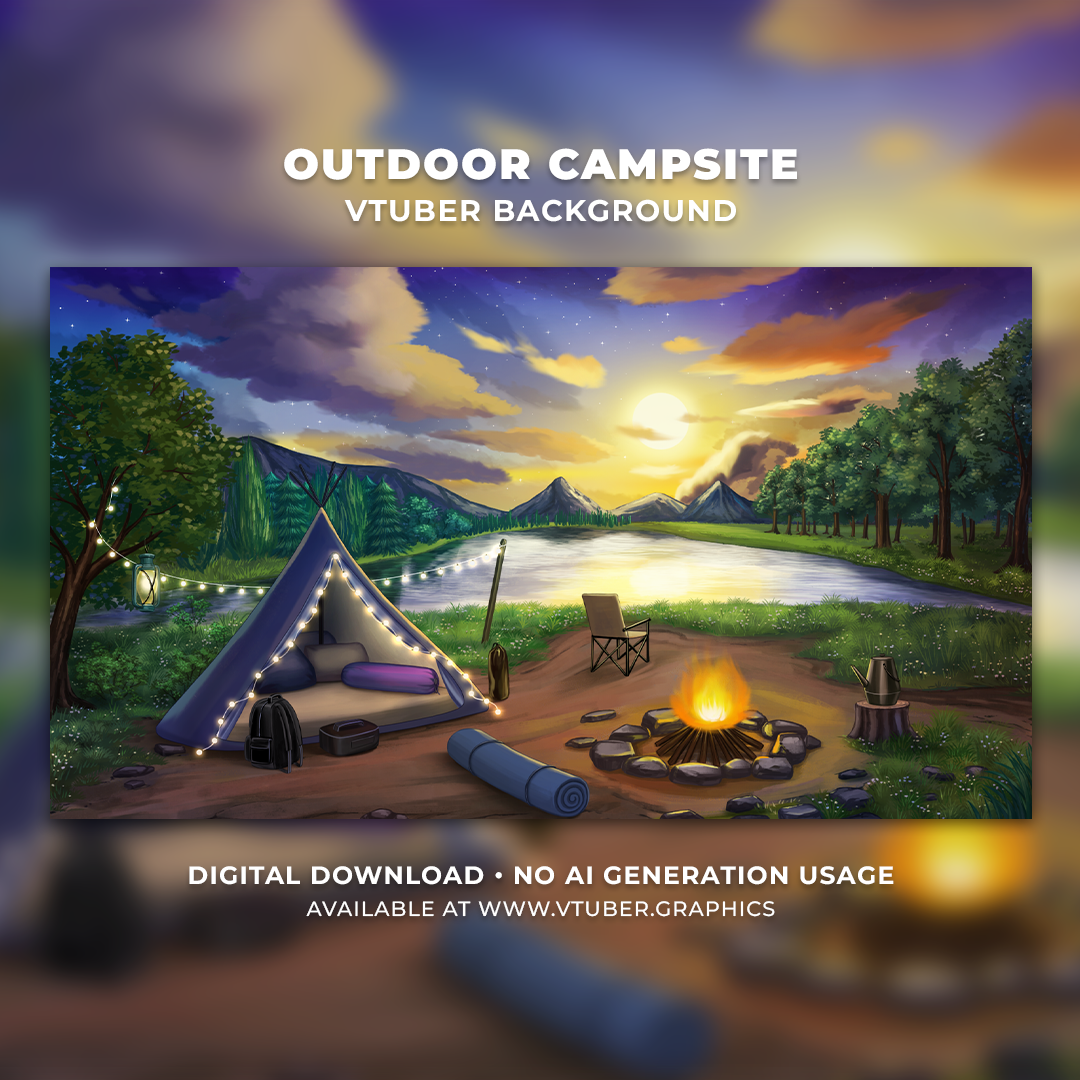 Outdoor Campsite Background