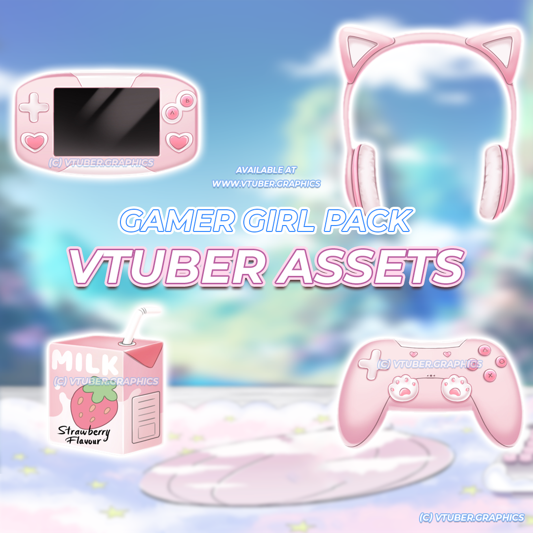 Gamer Girl Asset Pack