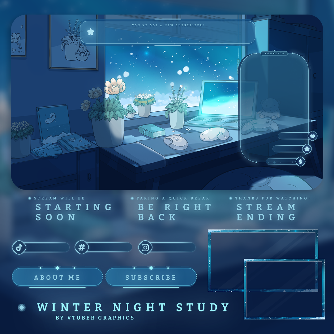 Winter Night Study Stream Package