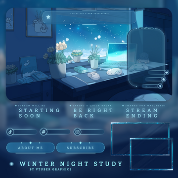 Winter Night Study Stream Package