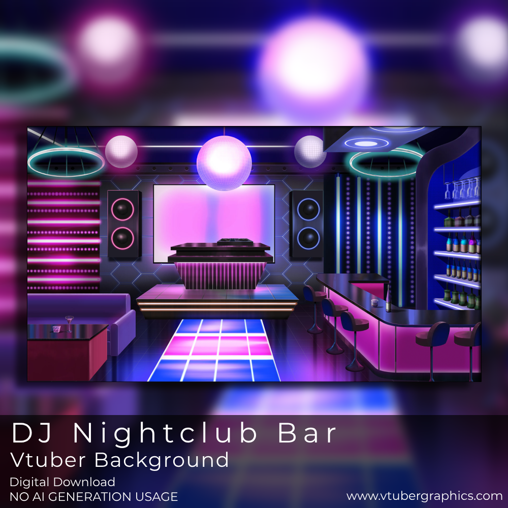 DJ Nightclub Bar Background