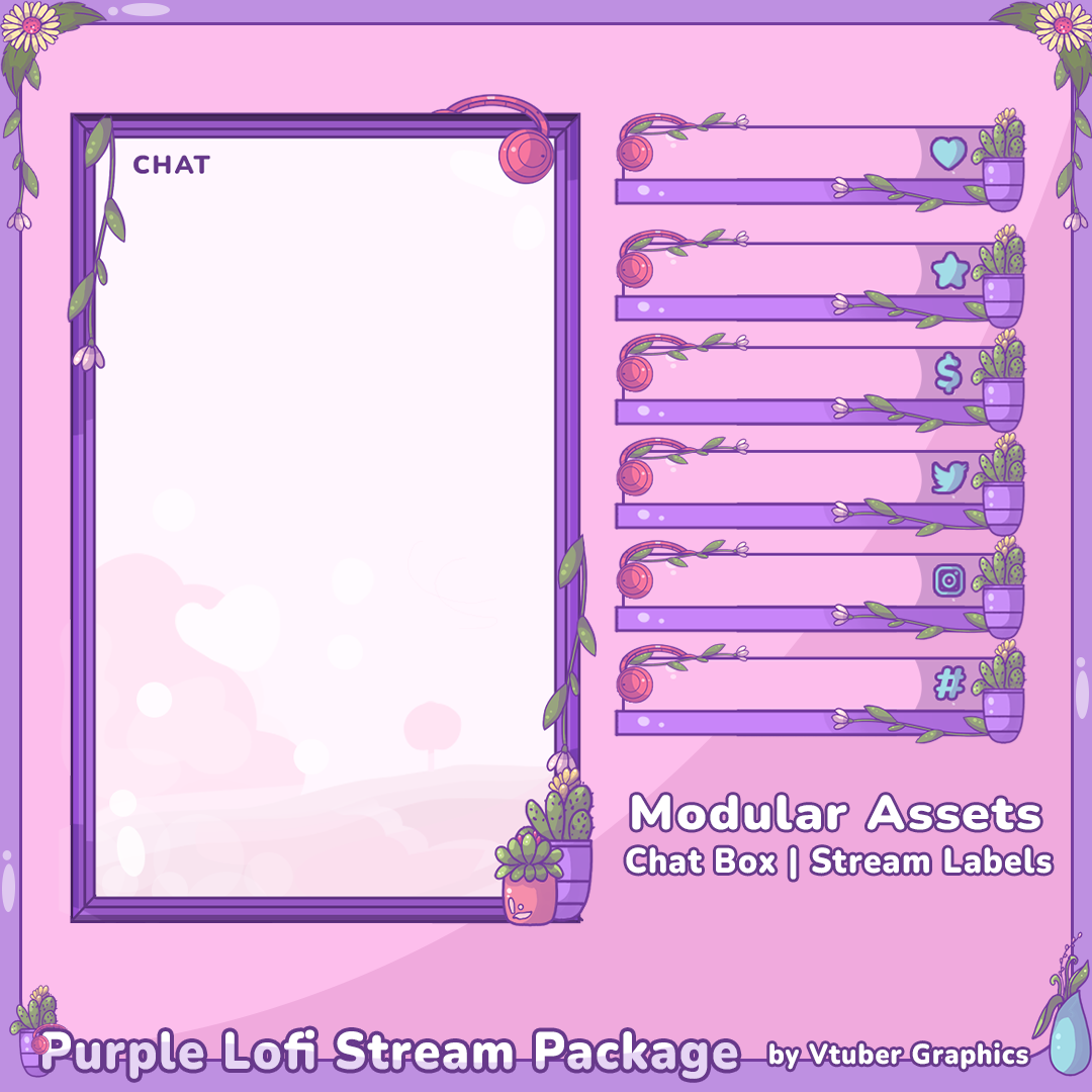 Purple Lofi Stream Package