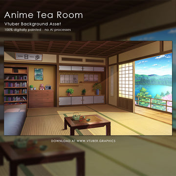 Anime Tea Room Background