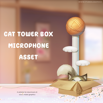 Cat Tower Box Microphone Asset