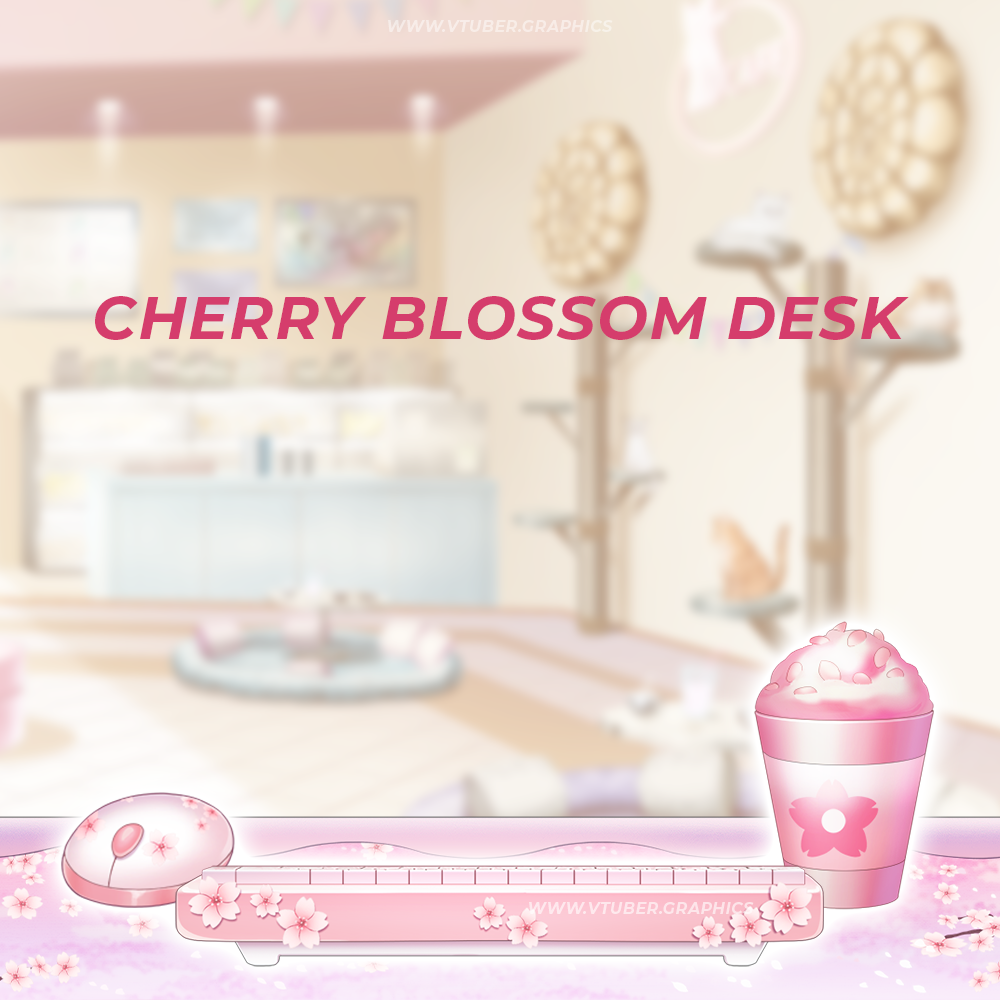 Cherry Blossom Desk Asset