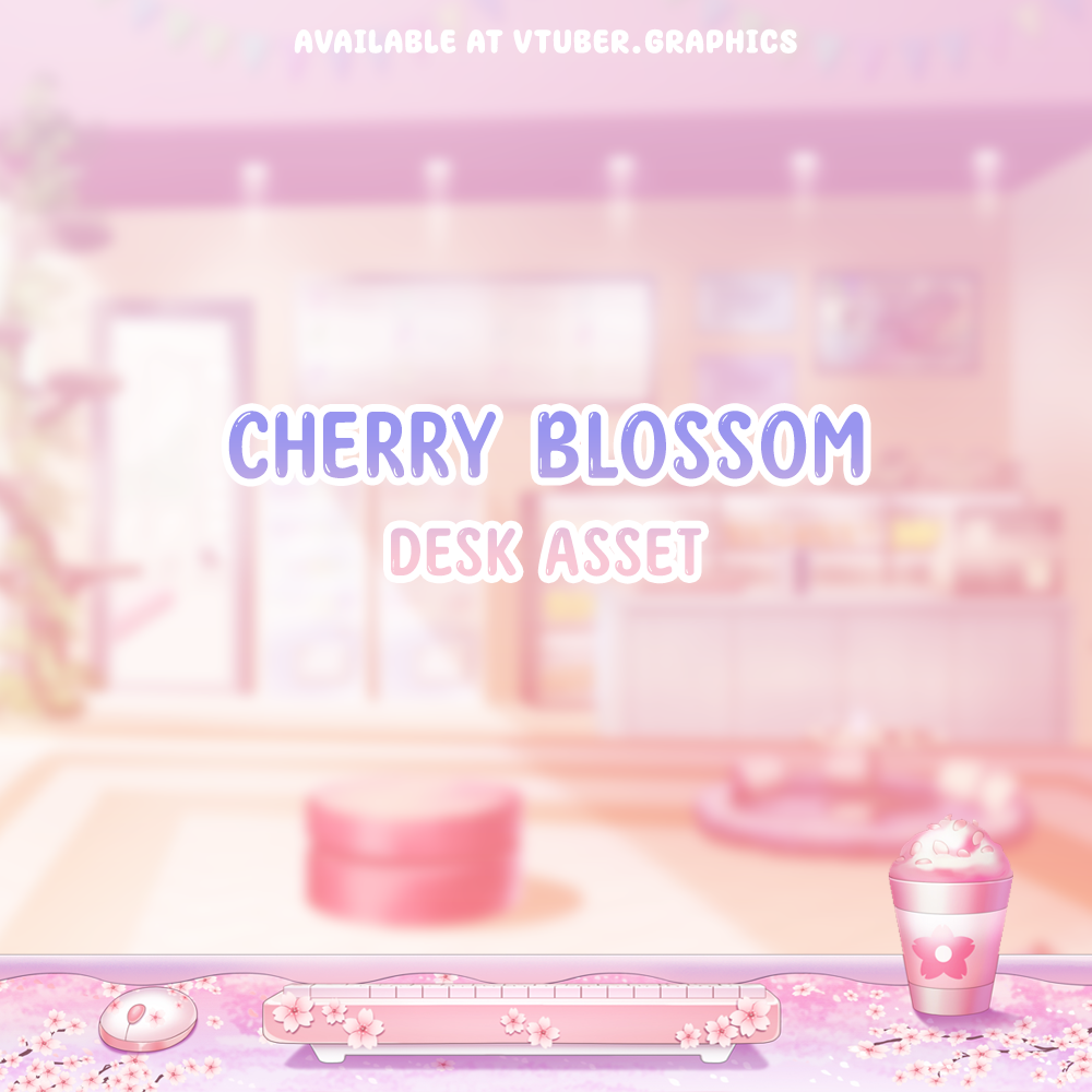 Cherry Blossom Desk Asset