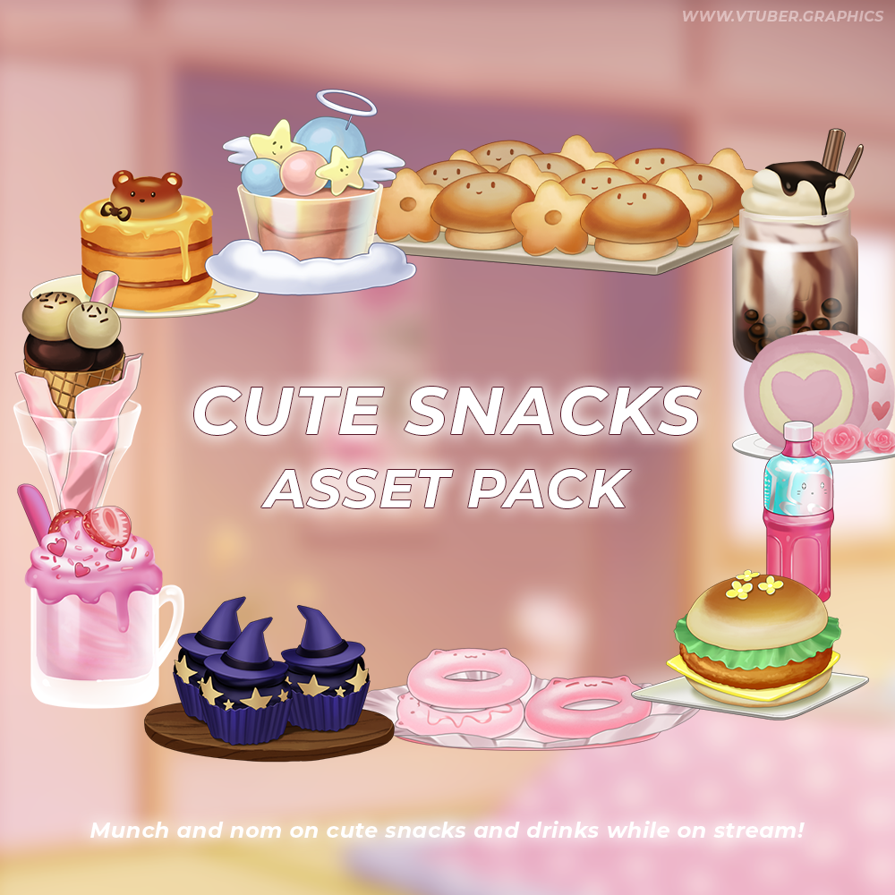 Cute Snacks Asset Pack