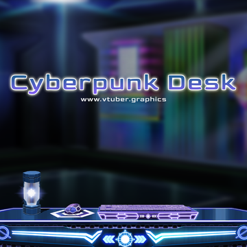 Cyberpunk Desk Asset