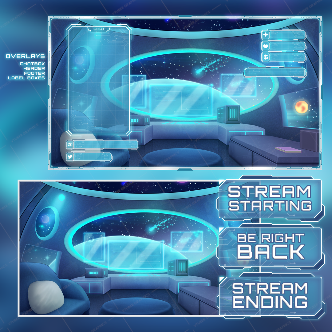 Astronaut Space Pod UI