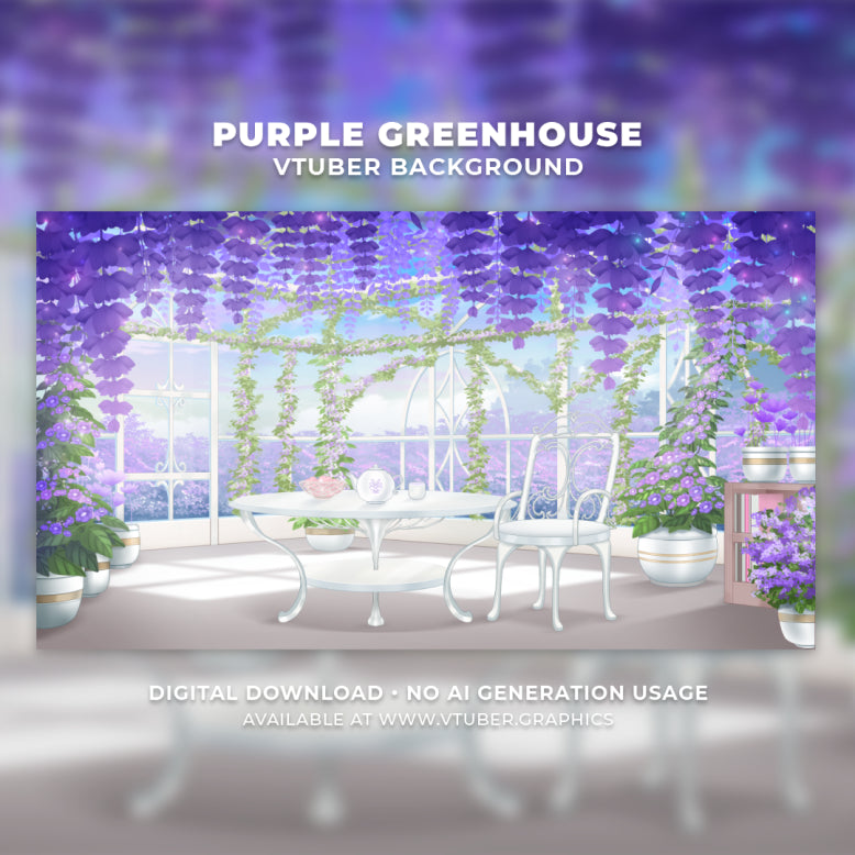 Purple Greenhouse Background