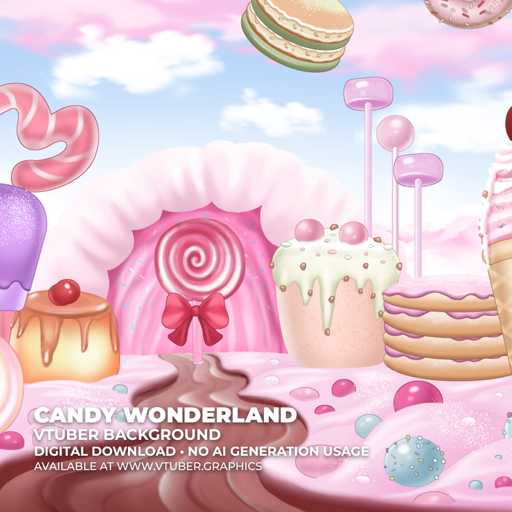 Candy Wonderland Background