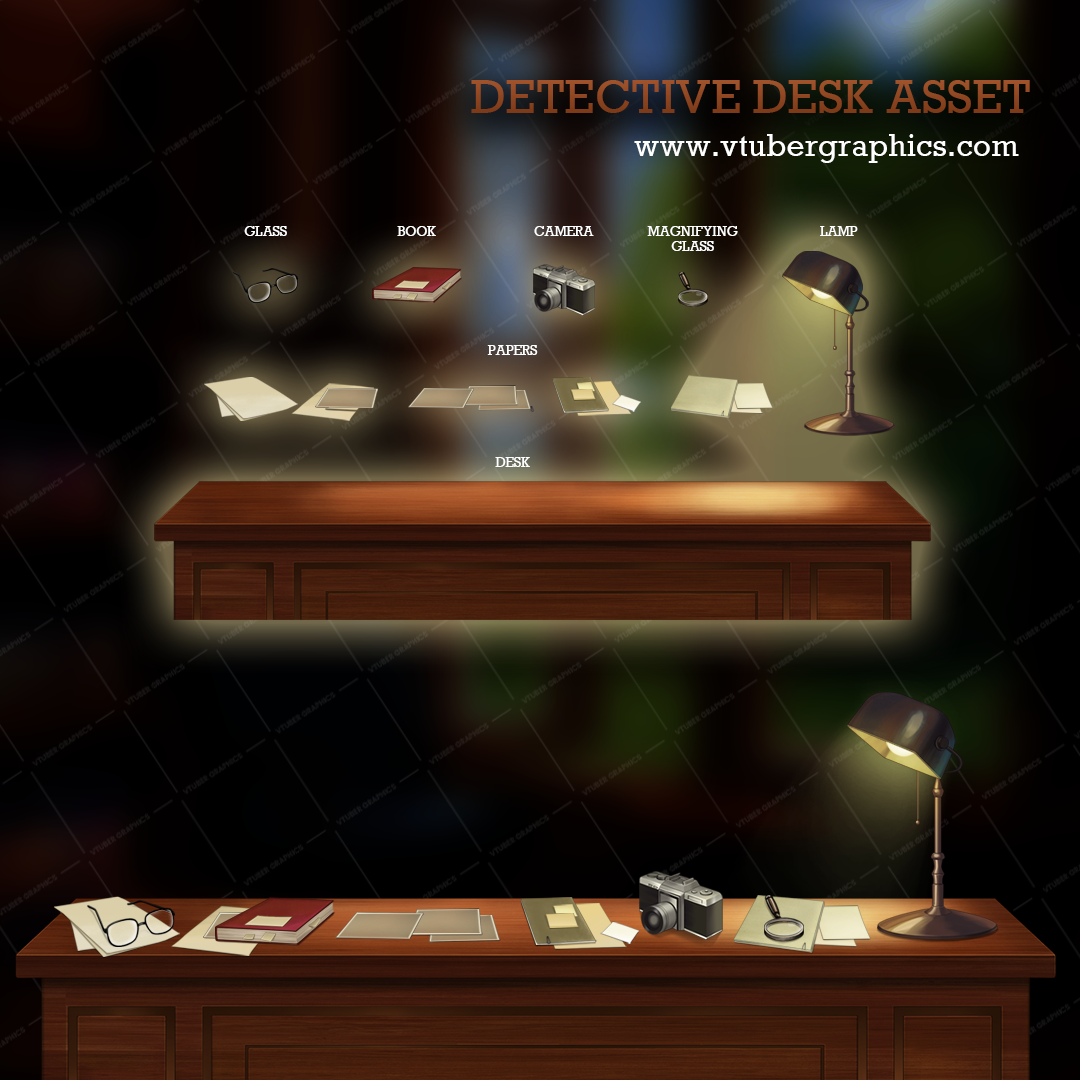 Detective Desk Asset