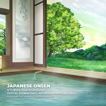 Japanese Onsen Background
