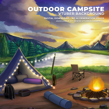 Outdoor Campsite Background